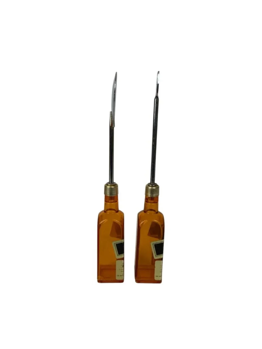 Vintage Johnnie Wine Bar Tools Ice Pick Spade Plastic Bottle Handles Taiwan